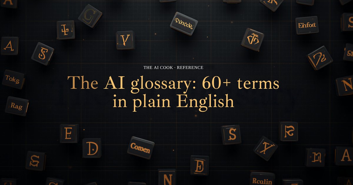 The AI glossary: 60+ terms explained in plain English